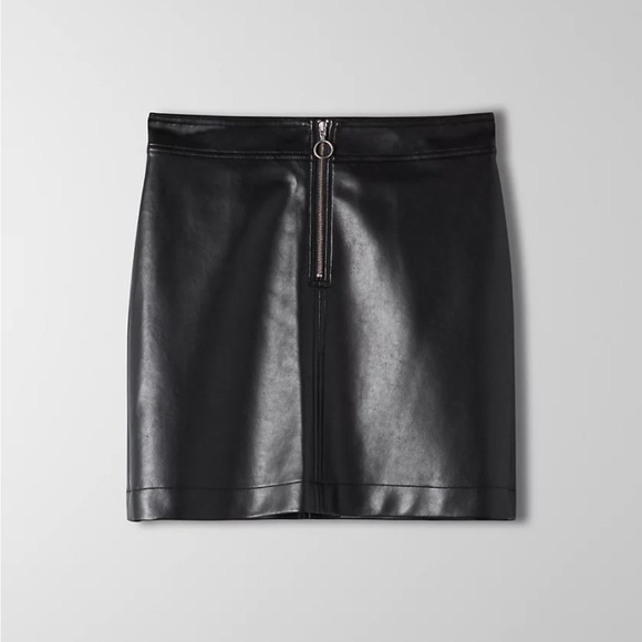 ARITZIA LEATHER SKIRT - Picture 7 of 9